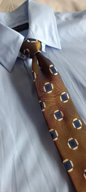 STEFANO BIGI 스테파노 비기 브라운 코몬 넥타이