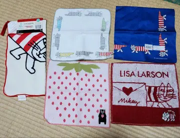 LISA LARSON 타월, 손수건 4종 세트, 곰 손수건 타월