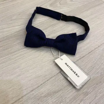 북유럽 마리메꼬 marimekko 네이비 나비 넥타이 보타이