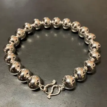 SILVER925 BIG PEAL BRACELET/실버/팔찌