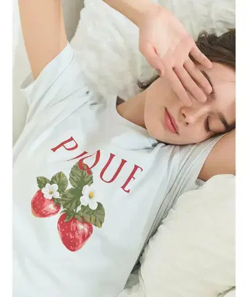 젤라토 피케 딸기 원포인트 티셔츠