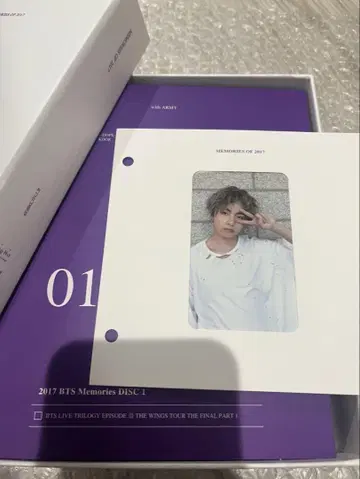 BTS Memories 2017 Blu-ray 트레이딩 카드 태현 태테