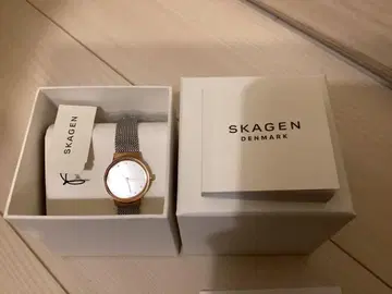 SKAGEN 쿼츠 손목시계 SKW2716 로즈 골드 케이스