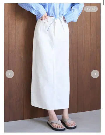 미라 오웬 데님 스커트 [가격 인하 가능]