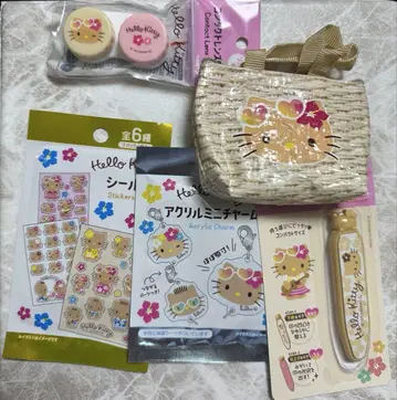 일광화상 키티 세리아 캔두 다이소 산리오 헬로키티 세트