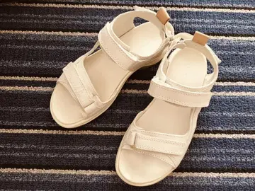ECCO 오프로드 샌들 23.5cm (37) 스포츠 샌들 화이트 화이트