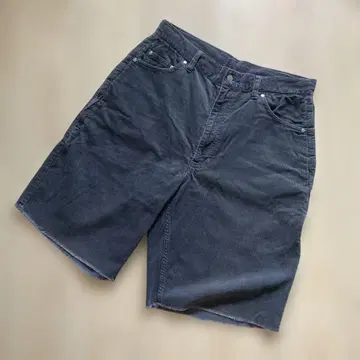SSZ 컷오프 숏 팬츠 코듀로이 그레이
