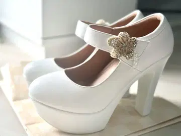 브라이덜 신발 12cm 힐 박스 있음