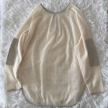 CHIGNON 시뇽 메쉬 긴팔 풀오버 아이보리