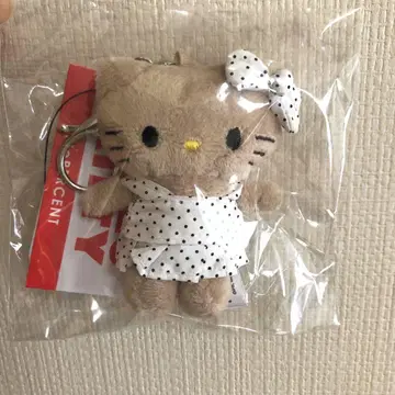 로리즈팜 Me% 토이 키링 산리오 도트 화이트