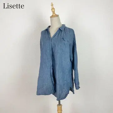 Lisette 린넨 100% 린넨 블라우스 일본제