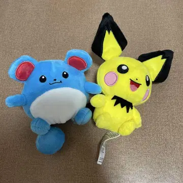 마릴 피츄 봉제 인형 세트 포켓몬