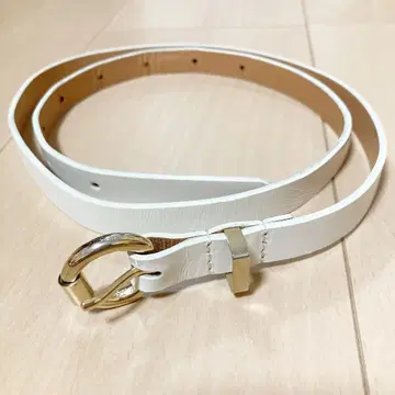 골드 버클 화이트 벨트 예쁜