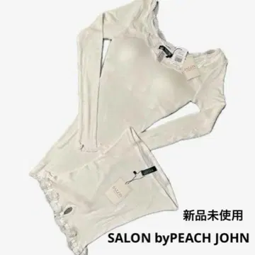 SALON byPEACH JOHN 실크 레이온 레이시 세트 룸웨어