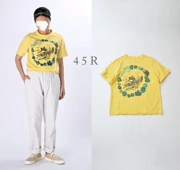 45R 레이 서핑 프린트 45 별 티셔츠
