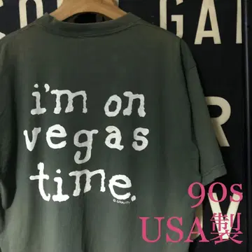90년대 USA제 그래비티 그래픽 아트 티셔츠 빈티지 구제 의류