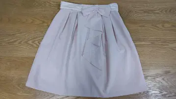 LAISSE PASSE 리본 벨트 스커트