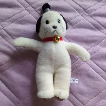 닛코 에도무라 냥마게 고양이 봉제 인형 빨간 목걸이 방울 포함