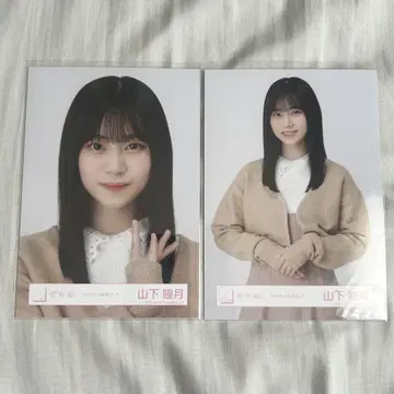 사쿠라자카46 야마시타 시즈키 브로마이드 겨울 사복 2023 요리 츄