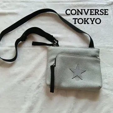 새상품급 컨버스 TOKYO 슈링크 가죽 숄더백 그레이