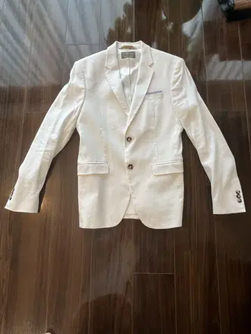 자라 맨 화이트 블레이저