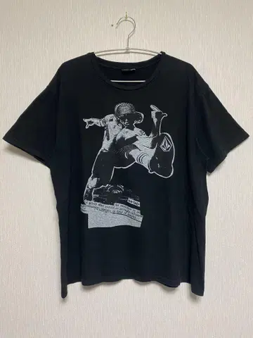90s VOLCOM 볼콤 스트릿 댄서 티셔츠 일본제 짧은 기장