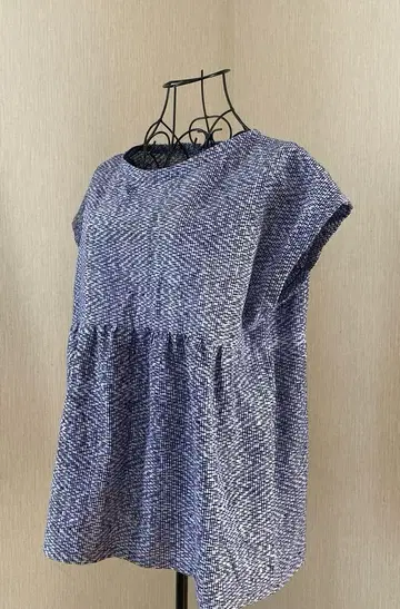 기모노 리메이크 K80 유카타 새상품 옷감 래글런 슬리브 블라우스