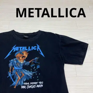 USED 유즈드 BROADWAY METALLICA 밴딩 티셔츠