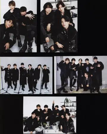 SixTONES 23년 습관 법칙 집합 사진 세트