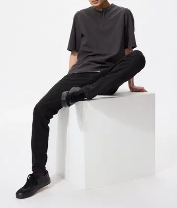울트라 스트레치 청바지 블랙 30인치 468969