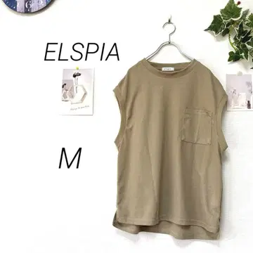 8960-1 ELSPIA 베스트 M 무지 캐주얼