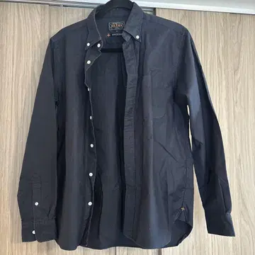 BEAMS 블랙 긴팔 셔츠 M 일본제