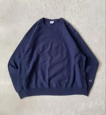 Champion Reverse Weave 파랑 택 네이비 L 구제 의류