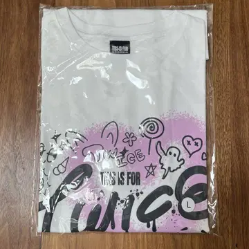 TWICE THIS IS FOR 팝업 티셔츠 화이트 L