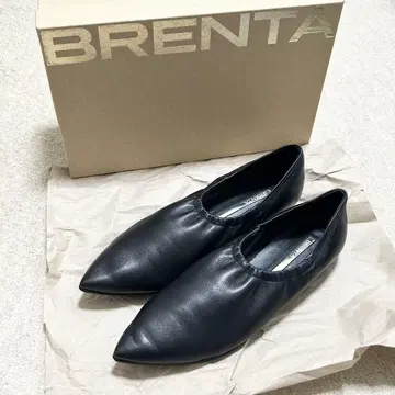BRENTA 브렌타 스틸레토 가죽 펌프스 37.5