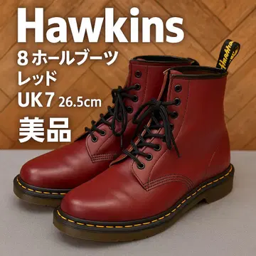 호킨스 레이스업 부츠 26.5cm 레드