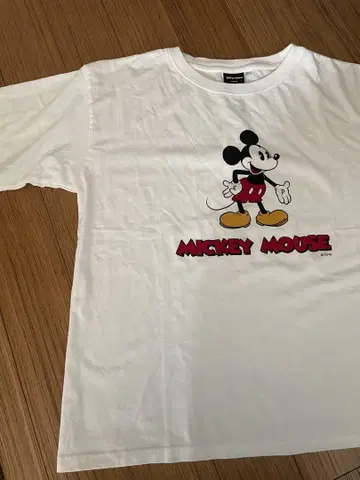 미사용! MOUSSY 미키 티셔츠