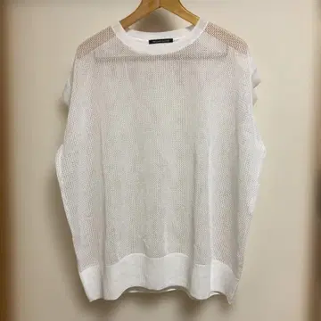 mizuiro ind 메쉬 슬리브리스 탑