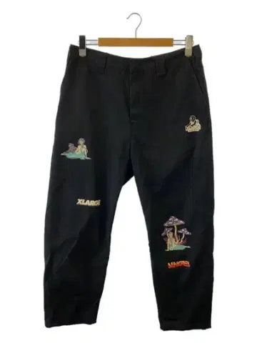 XLARGE 블랙 팬츠 사이즈 34