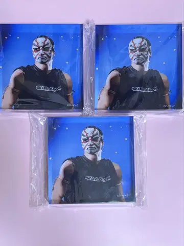 o-menz 쿠마토리 씨 아크릴 블록 3개