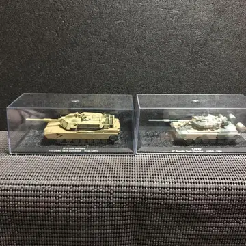 M1A1HA Abrams & T-80 BV 미니어처 모델 세트