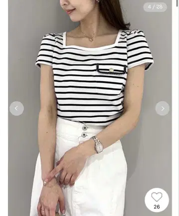 트림 포켓 티셔츠 셀포드