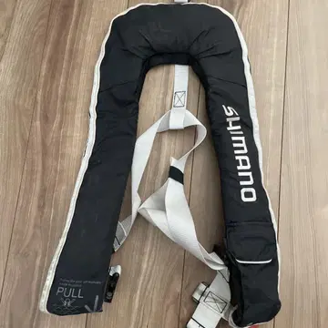 SHIMANO 구명 조끼 블랙 벚꽃 마크 포함