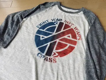 CRASS 래글런 L 롱 T 하드코어 크러스트 기즈 펑크