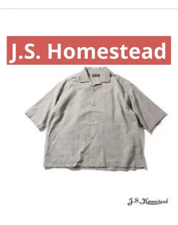 J.S. Homestead 오픈 카라 셔츠
