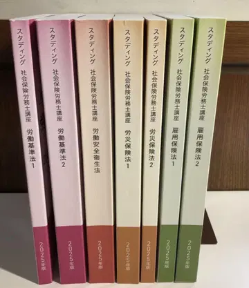 2025 스터딩 사회보험 노무사 강좌 텍스트 전 과목 세트