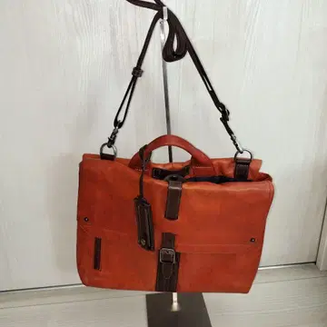 아트 피아 브라운 가죽 숄더백 토요오카 가방