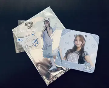 이기나리 도호쿠산 하즈키 유이나 아크릴 스탠드 & 코스터 이기나리 카페