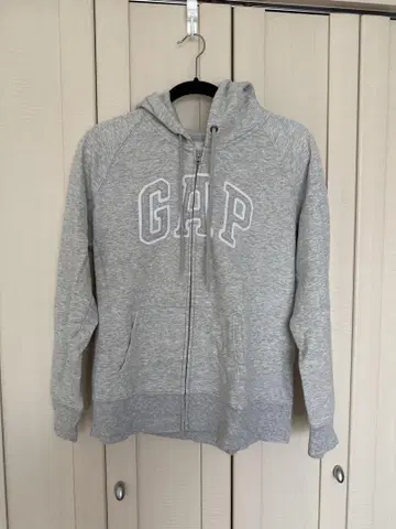 GAP 그레이 풀 집업 후드티 L 사이즈
