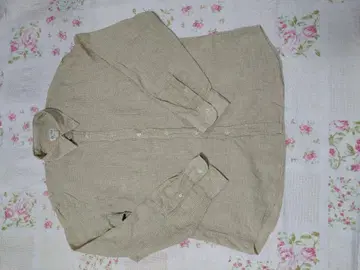 J.CREW 체크 무늬 긴팔 셔츠 LARGE 린넨 100%